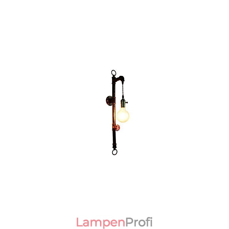Wandleuchte Wandleuchten Wand Eisen Wandlampe dumm schwarz Lichtschwert Lampe an der Wand