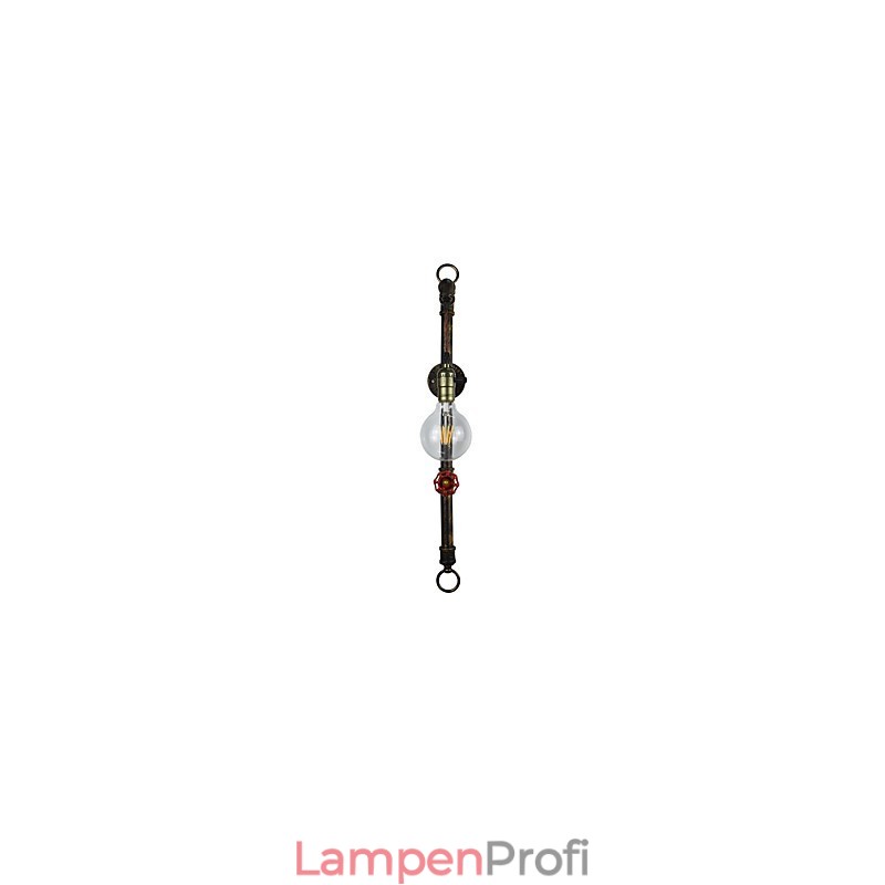 Wandleuchte Wandleuchten Wand Eisen Wandlampe dumm schwarz Lichtschwert Lampe an der Wand