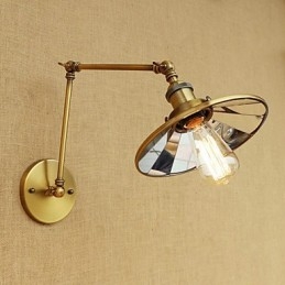 Rustikale Lodge Country Retro Galvanisierte Funktion für Mini-Stil Schwenkarm Umgebungslicht