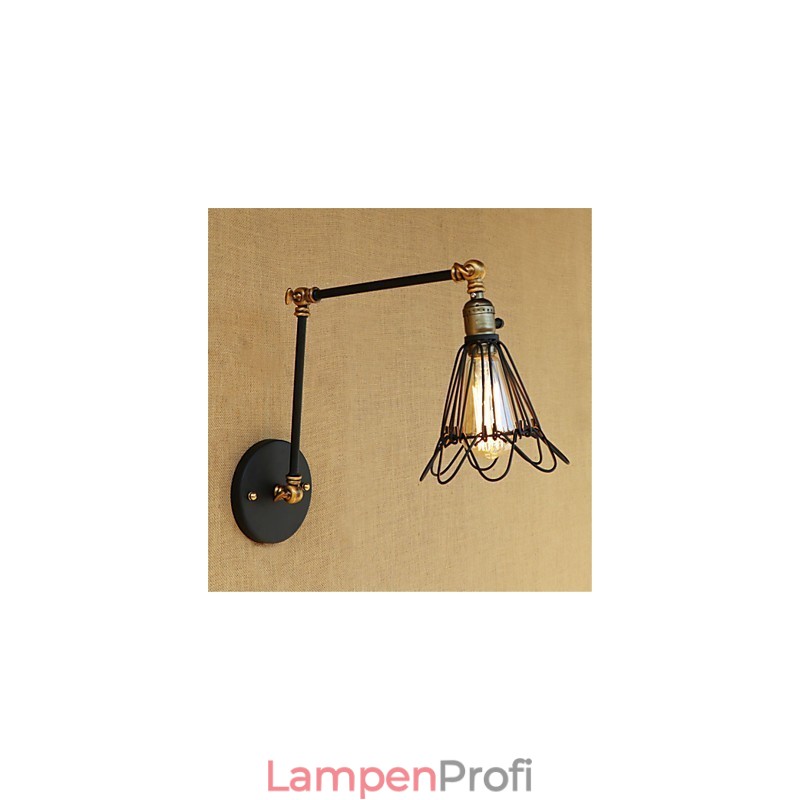 Rustikale Lodge Country Retro Malerei Feature für Mini-Stil Swing Arm Ambient Light Swing
