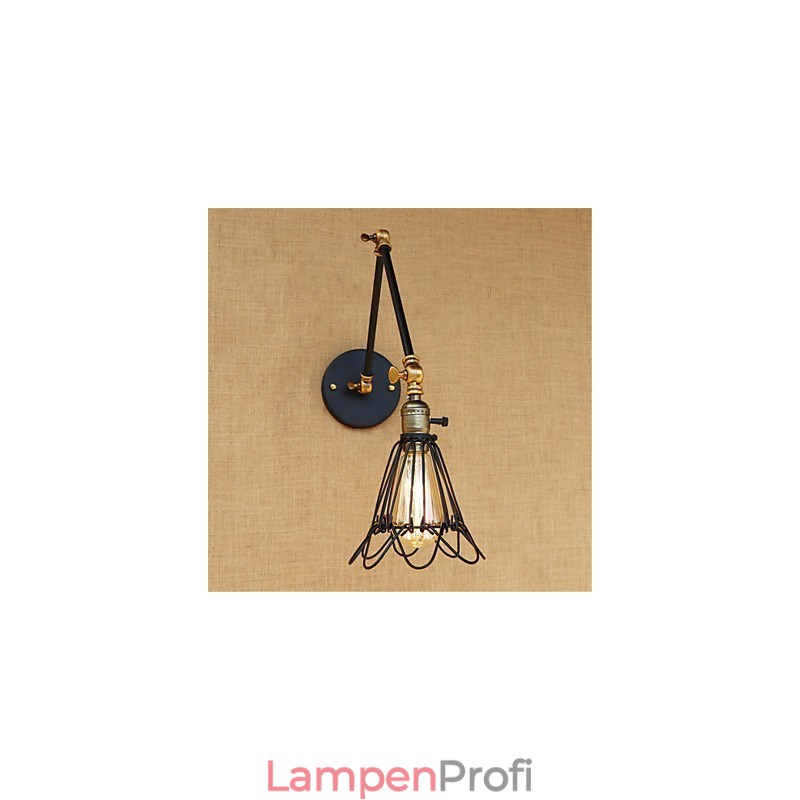 Rustikale Lodge Country Retro Malerei Feature für Mini-Stil Swing Arm Ambient Light Swing