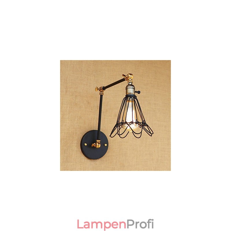 Rustikale Lodge Country Retro Malerei Feature für Mini-Stil Swing Arm Ambient Light Swing