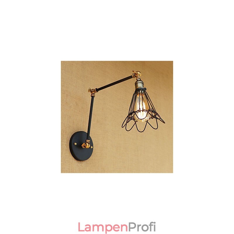 Rustikale Lodge Country Retro Malerei Feature für Mini-Stil Swing Arm Ambient Light Swing