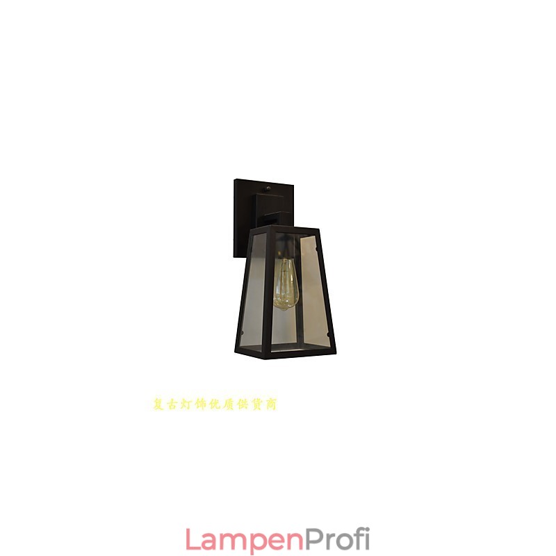 Wandleuchte Wandleuchten Wand Eisen Wandlampe dumm schwarz Lichtschwert Lampe an der Wand