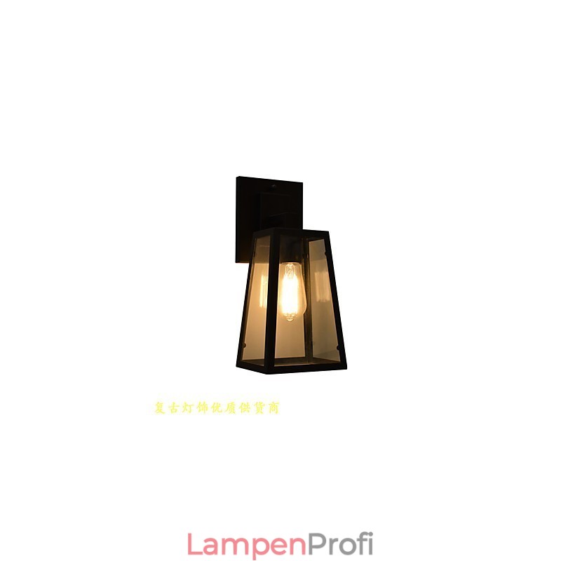 Wandleuchte Wandleuchten Wand Eisen Wandlampe dumm schwarz Lichtschwert Lampe an der Wand
