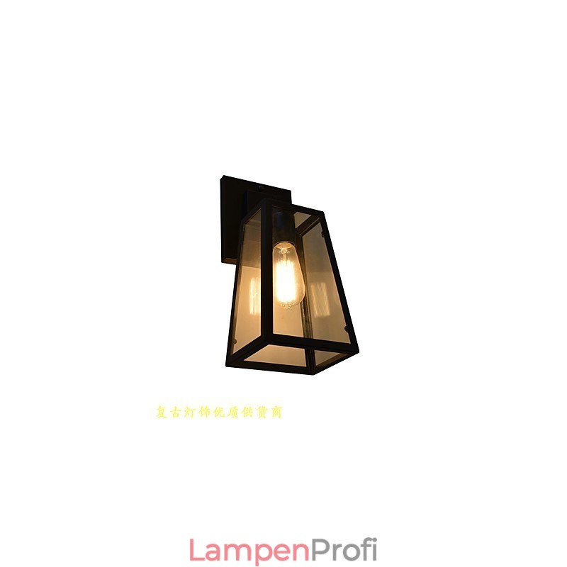 Wandleuchte Wandleuchten Wand Eisen Wandlampe dumm schwarz Lichtschwert Lampe an der Wand