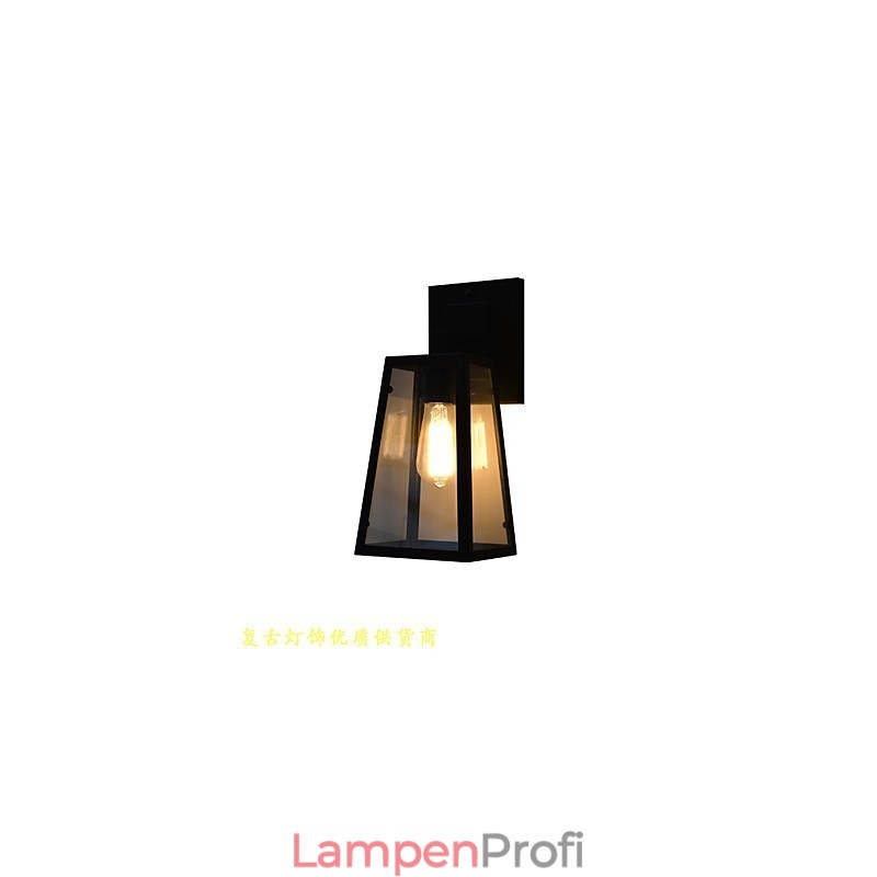 Wandleuchte Wandleuchten Wand Eisen Wandlampe dumm schwarz Lichtschwert Lampe an der Wand