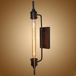 Vintage Industrielle Wind Eisen Kleidung Shop Bar Kaffee Shop Edison Flöte Wand Lampe