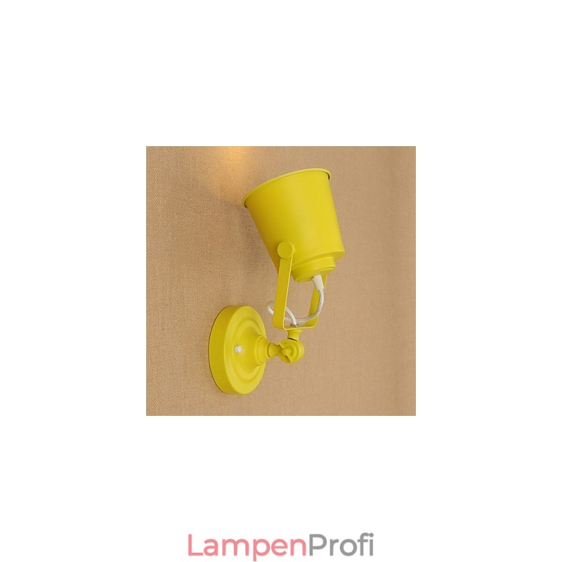 Wandleuchte aus lackiertem Stahl, dumme schwarze amerikanische Kaffeedekoration, Retro-Wandleuchte, Lichtschwertlampe an der Wand