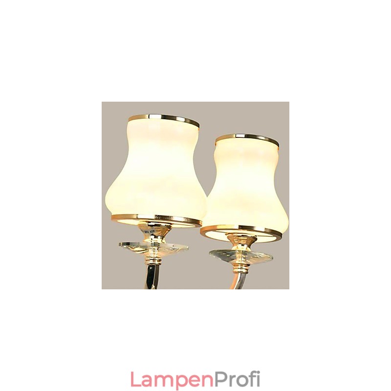 Moderne, zeitgenössische galvanisierte Funktion für Augenschutz-Wandleuchten im Kristall-Mini-Stil