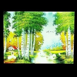 Integrierte moderne zeitgenössische moderne zeitgenössische Malerei-Funktion für Ambient Light Wandleuchten