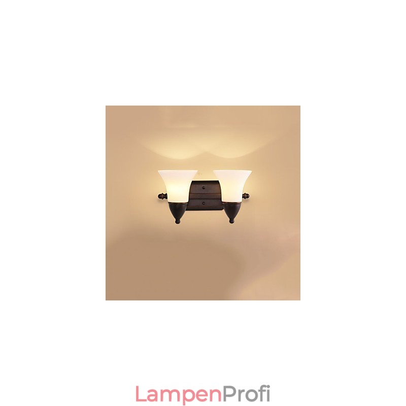 Rustic Lodge Wandleuchter mit schwarzem Oxid-Finish, Funktion zum Schutz der Augen, Umgebungslicht