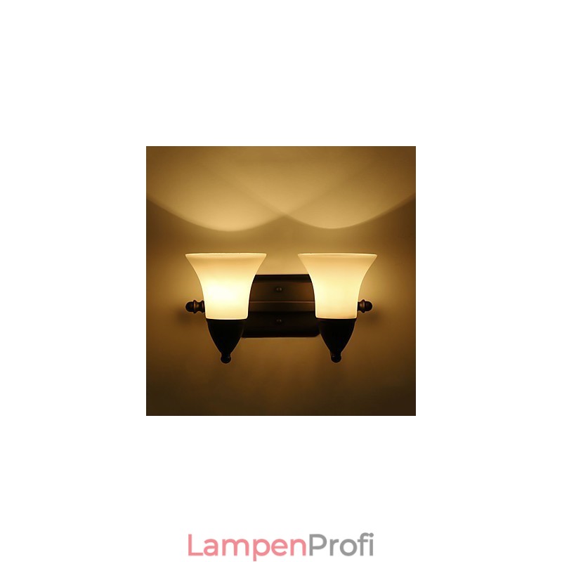 Rustic Lodge Wandleuchter mit schwarzem Oxid-Finish, Funktion zum Schutz der Augen, Umgebungslicht