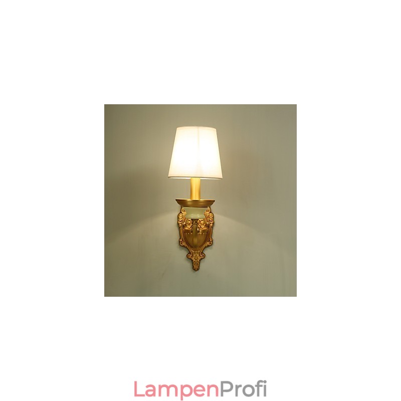 Einfaches Landhaus, traditionelles klassisches Messing-Feature für Wandleuchten im Mini-Stil, Uplight-Wandleuchter