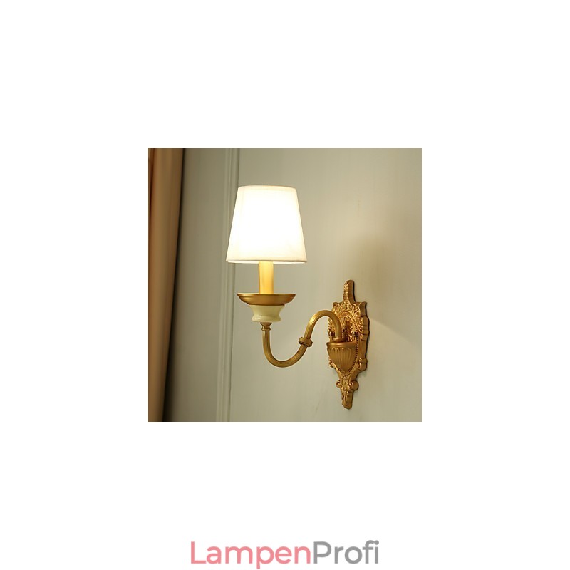 Einfaches Landhaus, traditionelles klassisches Messing-Feature für Wandleuchten im Mini-Stil, Uplight-Wandleuchter