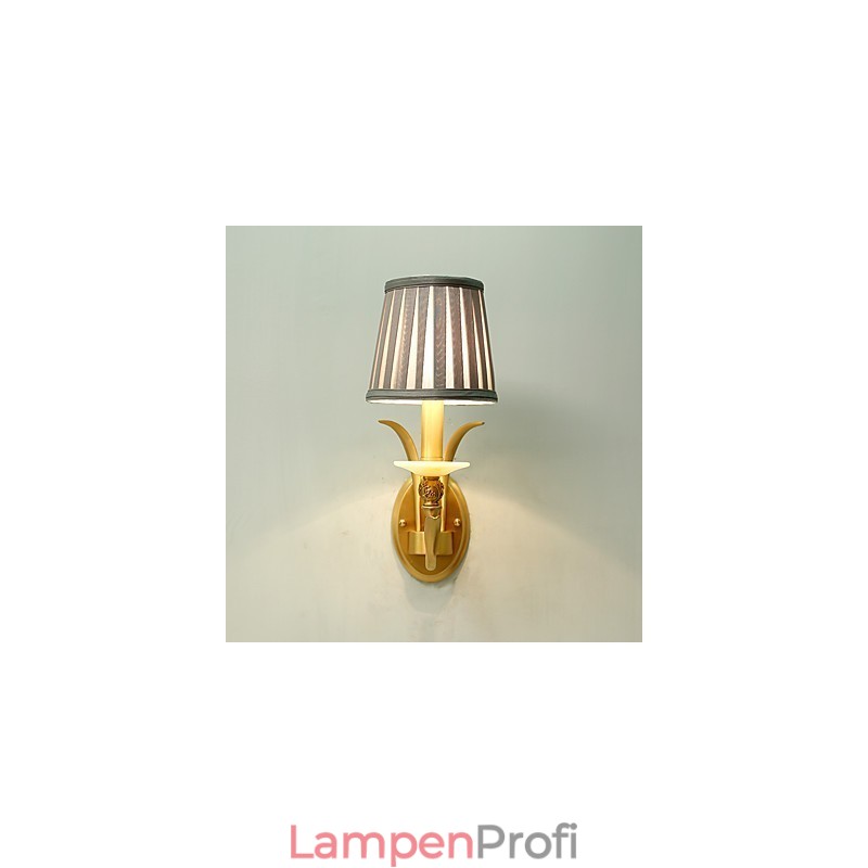 Einfaches Landhaus, traditionelles klassisches Messing-Feature für Wandleuchten im Mini-Stil, Uplight-Wandleuchter