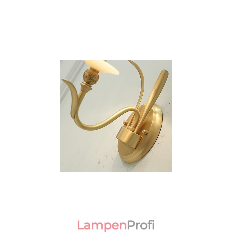 Einfaches Landhaus, traditionelles klassisches Messing-Feature für Wandleuchten im Mini-Stil, Uplight-Wandleuchter