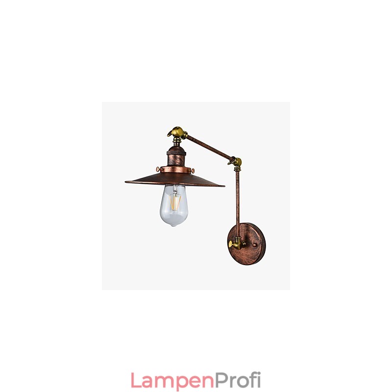 Wandleuchte Wandleuchter Wand Eisen Wandlampe Retro Vintage Moderne Gehobene Bar West Restaurant Coffee Shop