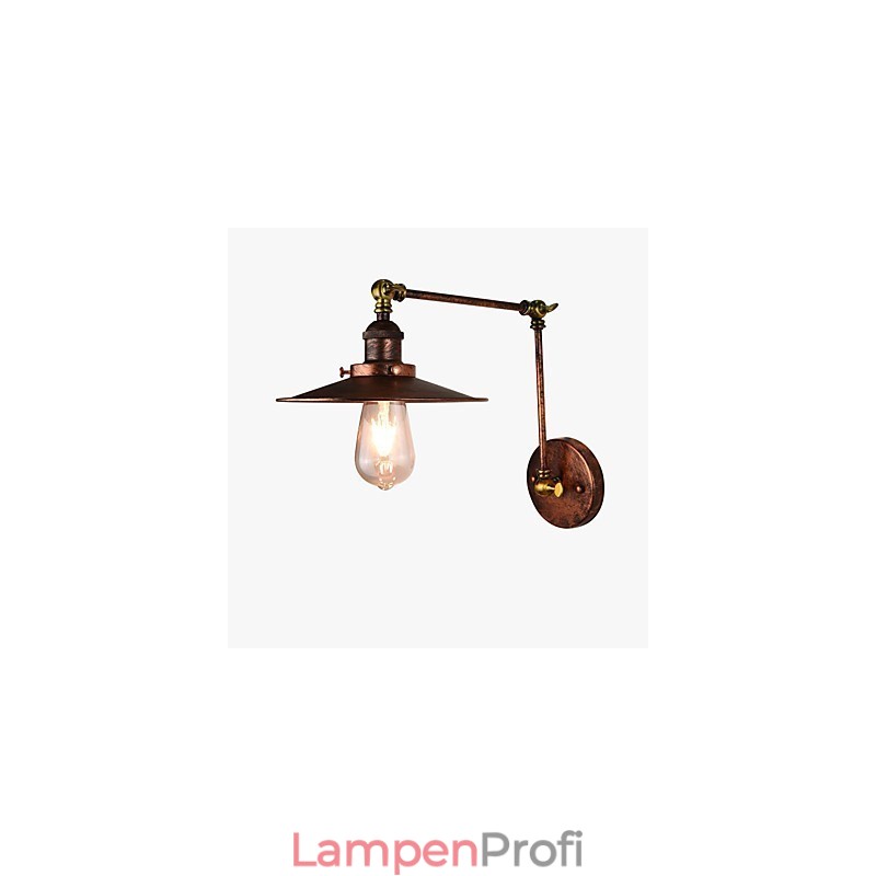 Wandleuchte Wandleuchter Wand Eisen Wandlampe Retro Vintage Moderne Gehobene Bar West Restaurant Coffee Shop