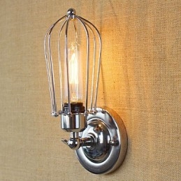 Einfache Vintage Country Retro Galvanofunktion für Wandleuchten im Mini-Stil mit Umgebungslicht