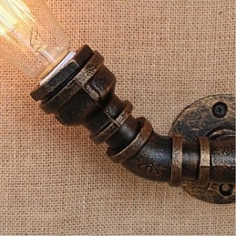 Nostalgie Einfache Wasserpfeife Dekorative Kleine Wandleuchte Wandleuchte