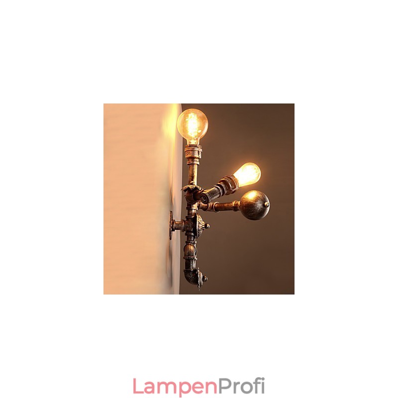 Loft Wasserrohr Wandleuchten Retro Industriellen Stil Kreative Roboter Design Metall Restaurant Cafe Bars Stehtisch Wandleuchten