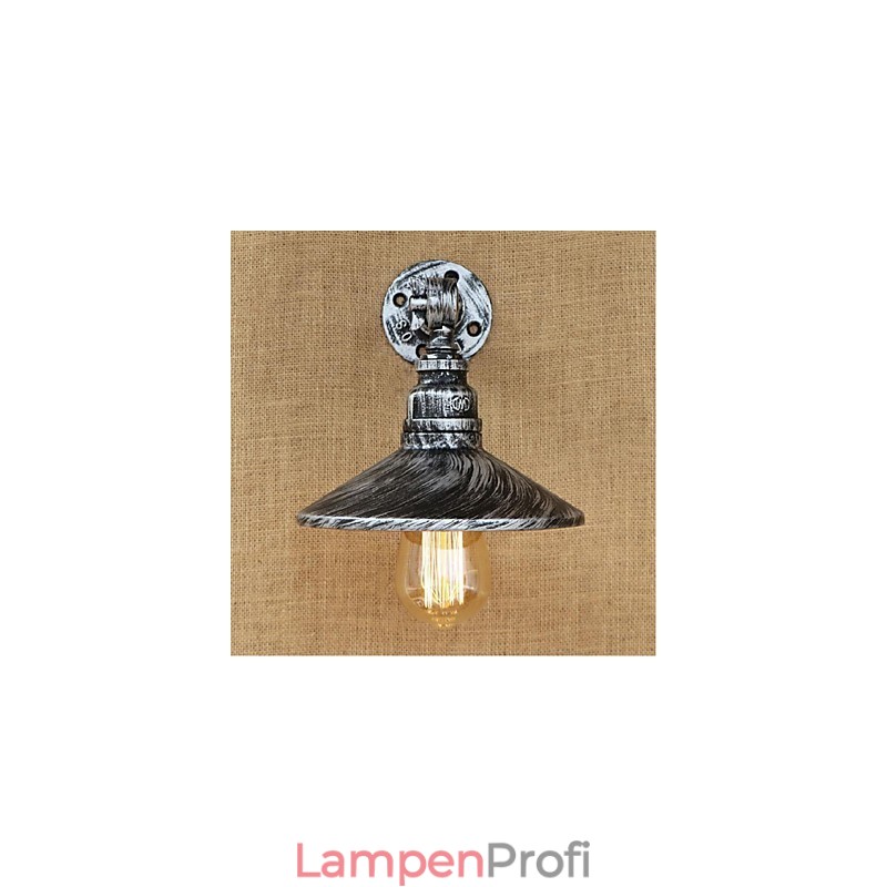 Industrieller Stil Nordische Wasserrohr Wandlampe Wandleuchte Silber