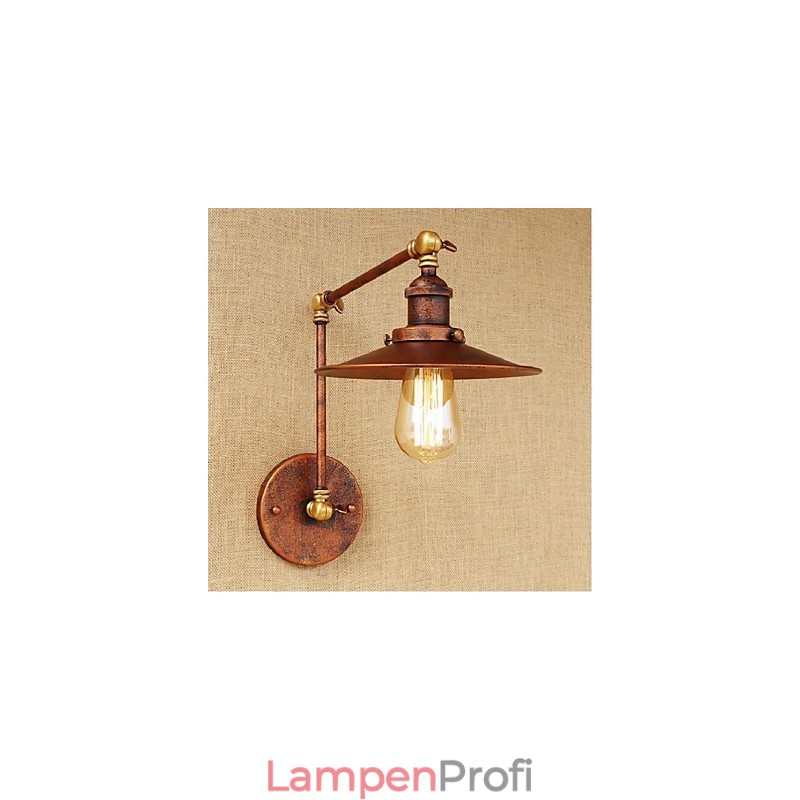 Langer Arm Halbrostig Industriell Retro Nostalgisch Versenkbare Klappwandleuchter Wandleuchte