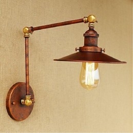 Langer Arm Halbrostig Industriell Retro Nostalgisch Versenkbare Klappwandleuchter Wandleuchte