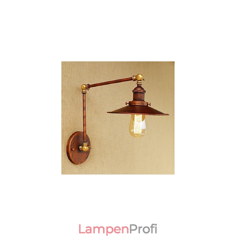 Langer Arm Halbrostig Industriell Retro Nostalgisch Versenkbare Klappwandleuchter Wandleuchte