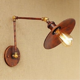 Langer Arm Halbrostig Industriell Retro Nostalgisch Versenkbare Klappwandleuchter Wandleuchte