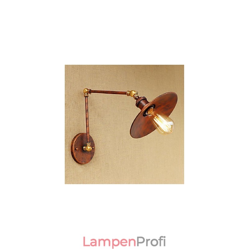 Langer Arm Halbrostig Industriell Retro Nostalgisch Versenkbare Klappwandleuchter Wandleuchte
