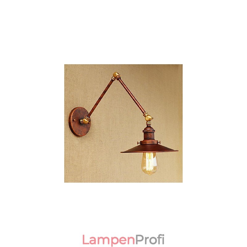 Langer Arm Halbrostig Industriell Retro Nostalgisch Versenkbare Klappwandleuchter Wandleuchte