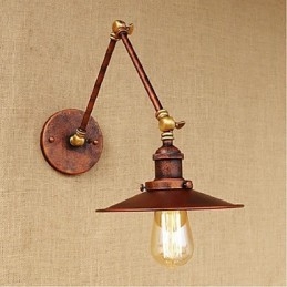 Langer Arm Halbrostig Industriell Retro Nostalgisch Versenkbare Klappwandleuchter Wandleuchte