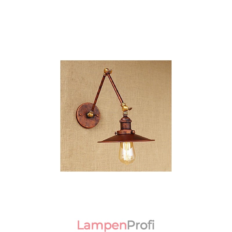 Langer Arm Halbrostig Industriell Retro Nostalgisch Versenkbare Klappwandleuchter Wandleuchte