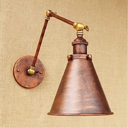 Lange arm Halb rost Retro Kreative Nostalgische Versenkbare Klapp Wandleuchten Wand Licht
