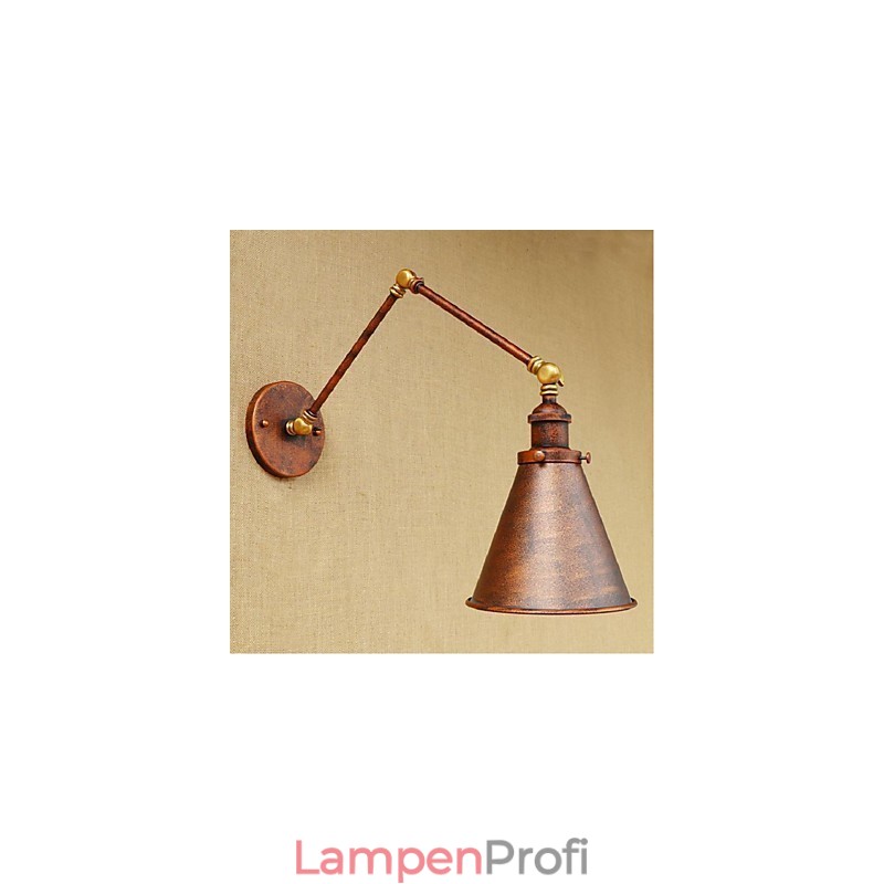 Lange arm Halb rost Retro Kreative Nostalgische Versenkbare Klapp Wandleuchten Wand Licht