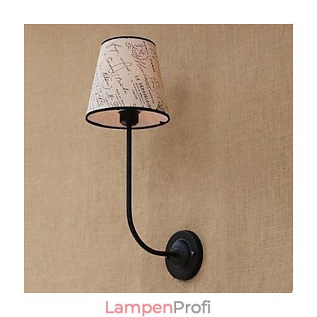 Moderne prägnante Mode Bar Restaurant nostalgische Frühstück Tuch Abdeckung Wandleuchte Schmiedeeisen Biegung