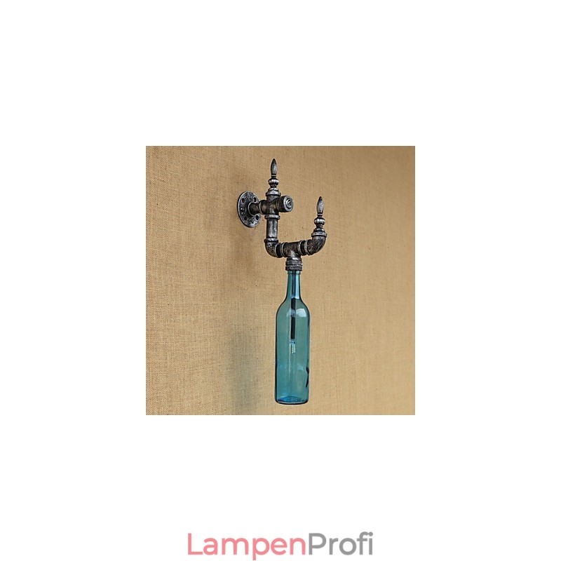 Retro Nostalgie Mit Persönlichkeit Cafe Bar Restaurant Korridor Wasser Flasche Wand Lampe