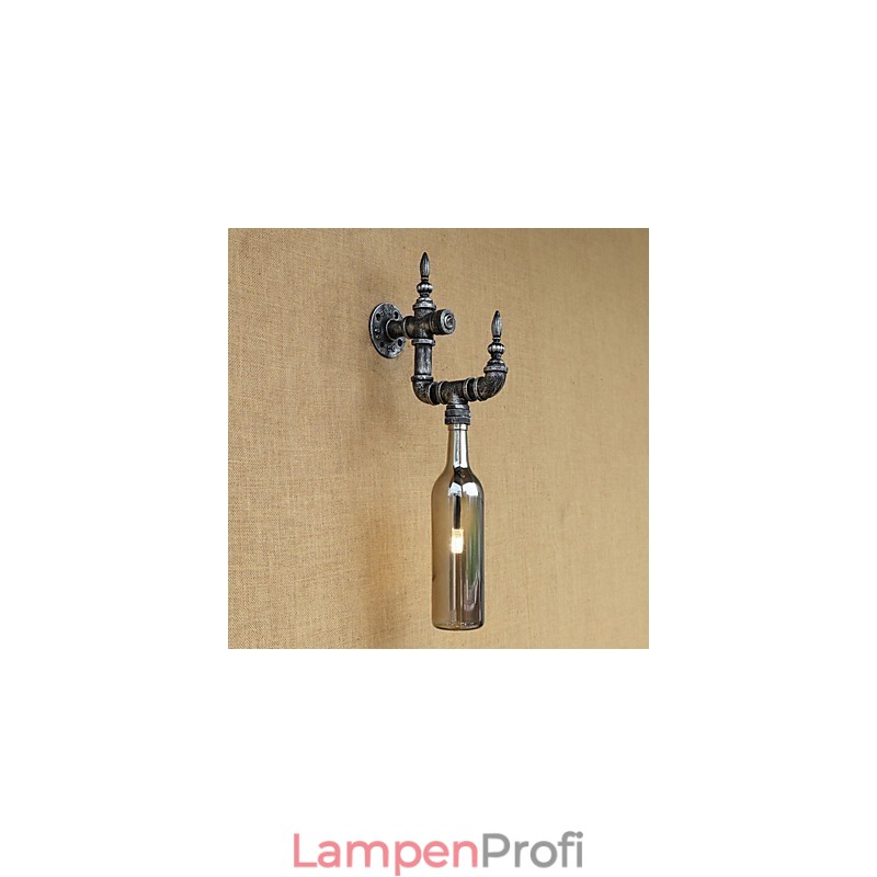 Retro Nostalgie Mit Persönlichkeit Cafe Bar Restaurant Korridor Wasser Flasche Wand Lampe