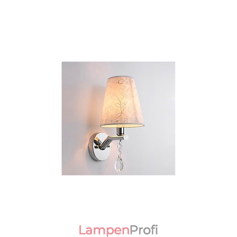 Moderne zeitgenössische Silber-Funktion für Kristall Ambient Light Wandleuchten Wandleuchte