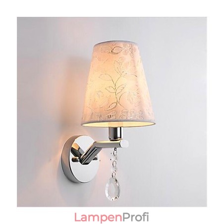 Moderne zeitgenössische Silber-Funktion für Kristall Ambient Light Wandleuchten Wandleuchte