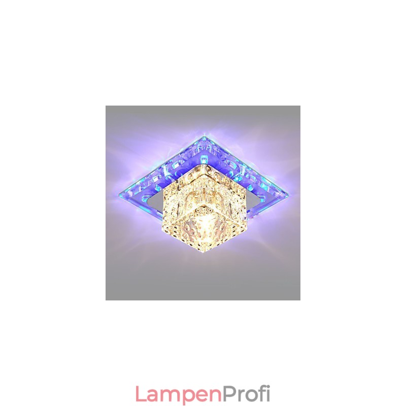 Mini Kristall Deckenleuchte Spotlight 3W Kreative Lampe Leuchtstoffröhre Bunte Farbe Quadratische Kuppelleuchte