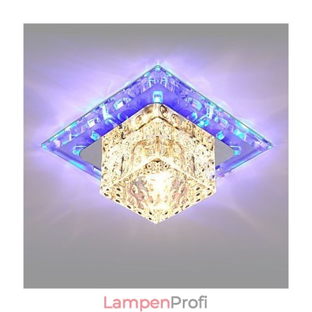 Mini Kristall Deckenleuchte Spotlight 3W Kreative Lampe Leuchtstoffröhre Bunte Farbe Quadratische Kuppelleuchte Mini Kristall Deckenleuchte Spotlight 3W Kreative Lampe Leuchtstoffröhre Bunte Farbe Quadratische Kuppelleuchte