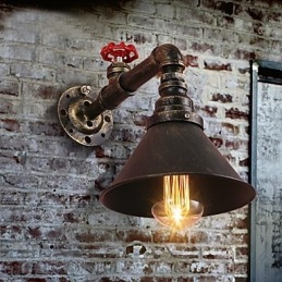 Wasserrohr Wandleuchten Retro Industriellen Stil Kreative Land Metall Restaurant Cafe Bars Stehtisch Wandleuchten