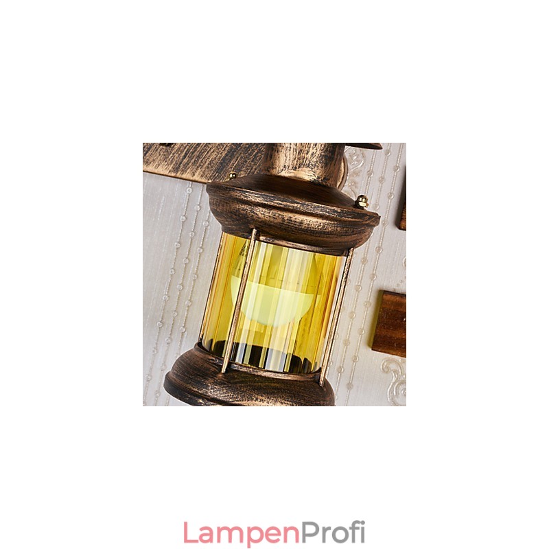 Rustikale Lodge-Malerei-Funktion für Mini-Stil Uplight Wandleuchten Wandleuchte