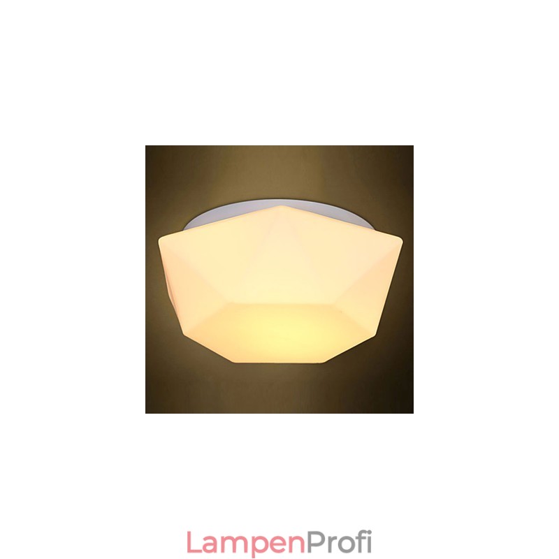 Kreative weiße Diamantglaskuppel absorbiert Licht