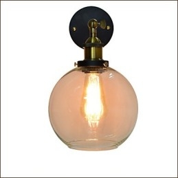 Eisen Wandleuchte Schwarz Einfache Retro Wandleuchte Einzelkopf Dekorative Wandleuchte Europäischen Stil