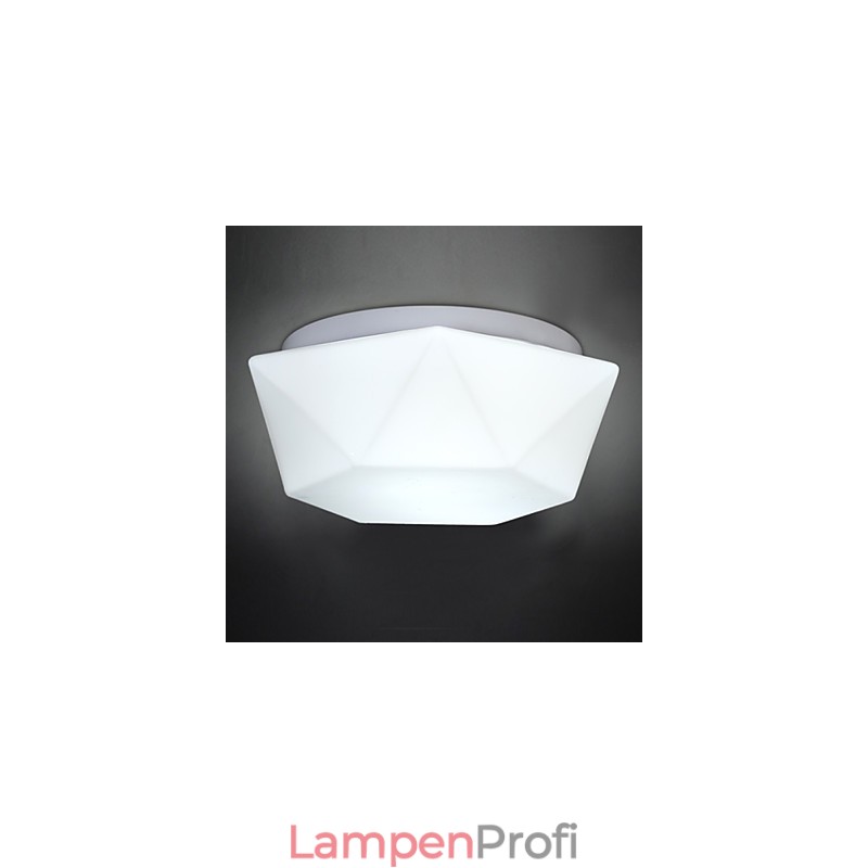 Kreative weiße Diamantglaskuppel absorbiert Licht