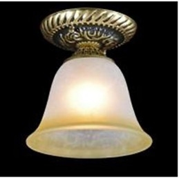 Traditionelle klassische Vintage-Retro-Bronze-Metall-Unterputzleuchte